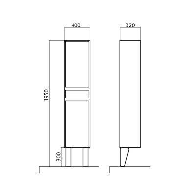 Будкрам купити ВАЛЕНСІЯ Пенал-40 R/L ВАЛЕНСІЯ Пенал-40 R/L 5