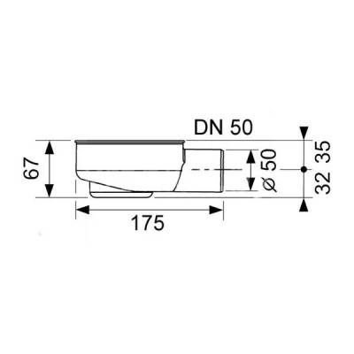 Будкрам купить Сифон для канала низкий DN50 Сифон для канала низкий DN50 2