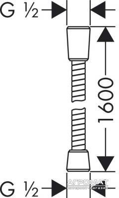 Будкрам купити Sensoflex Metal Душовий шланг-1,6м Sensoflex Metal Душовий шланг-1,6м 2