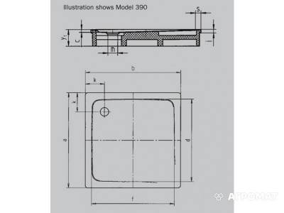 Будкрам купити Mod 390-1 SUPERPLAN Піддон 90x90 Mod 390-1 SUPERPLAN Піддон 90x90 4