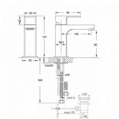 Будкрам купить Смеситель для раковины Смеситель для раковины 2