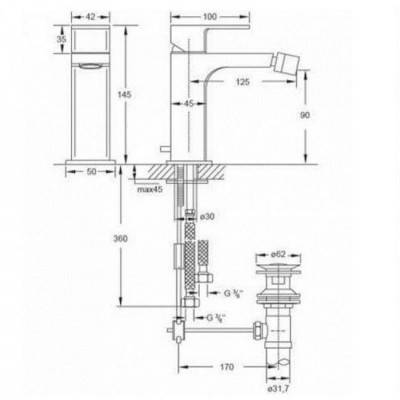 Будкрам купить Смеситель для биде Смеситель для биде 2