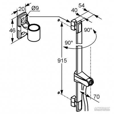 Будкрам купить Q-BEO Душевая стойка Q-BEO Душевая стойка 3