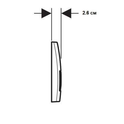 Будкрам купити Delta51 Клавіша змиву, чорний глянець Delta51 Клавіша змиву, чорний глянець 4