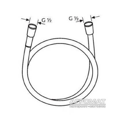 Будкрам купити Logoflex Душовий шланг-1,6m Logoflex Душовий шланг-1,6m 2