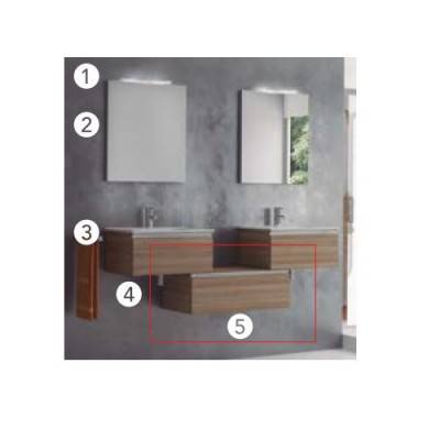 Будкрам купить VIDA Тумба 80, Sandy Walnut