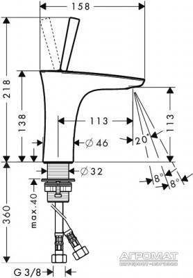 Будкрам купить PuraVida 4590 Смеситель для раковины PuraVida 4590 Смеситель для раковины 2