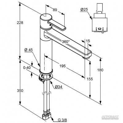 Будкрам купити Zenta white Змішувач д/кухні Zenta white Змішувач д/кухні 3