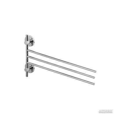 Будкрам купить Вешалка-вертушка для полотенец. 39 см, поворотная тройная. Bliss A5532700 / A5532764.