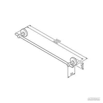Будкрам купить A55345400\Bliss A55345464 вешалка для полотенец.-52 A55345400\Bliss A55345464 вешалка для полотенец.-52 2