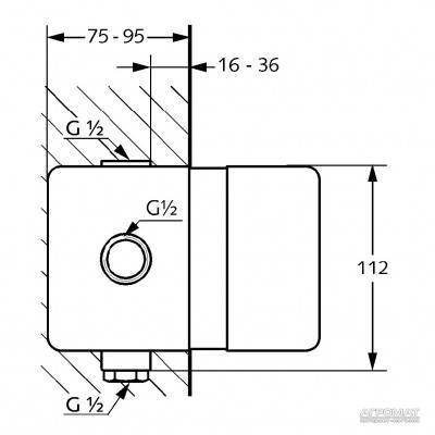 Будкрам купить Bozz Внутренняя часть смесителя для ванны Bozz Внутренняя часть смесителя для ванны 3