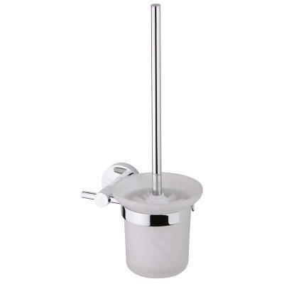 Будкрам купить AURORA Щетка для унитаза, хром, мат. стекло ( держатель, стакан)