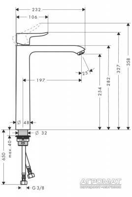 Будкрам купить Metris 260 Смеситель для раковины Metris 260 Смеситель для раковины 2
