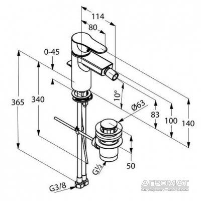 Будкрам купить Objekta Смеситель для биде Objekta Смеситель для биде 2