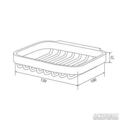 Будкрам купить A5034600\A5034664 Inspire мыльница-решетка A5034600\A5034664 Inspire мыльница-решетка 2