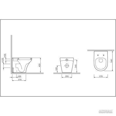 Будкрам купить Inspire унитаз Inspire унитаз 2