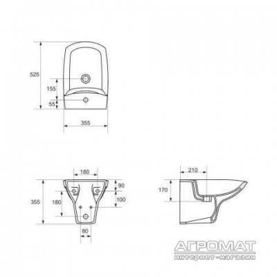 Будкрам купить Биде подвесное CARINA Биде подвесное CARINA 3