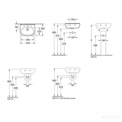 Будкрам купити O.NOVO Раковина 45см O.NOVO Раковина 45см 2
