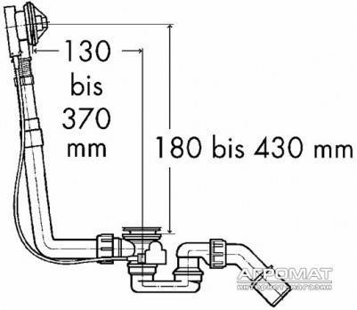 Будкрам купить MyDay сливной гарнитур до ванны MyDay сливной гарнитур до ванны 2