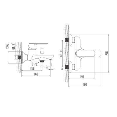 Будкрам купить NIKA Смеситель для ванны NIKA Смеситель для ванны 2