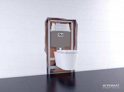 Будкрам купить OLI74 инсталляция для унитаза(с креплениями) OLI74 инсталляция для унитаза(с креплениями) 3