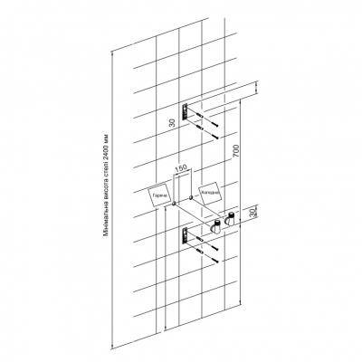 Будкрам купити INTERA Душова панель - шліфований нікель (1уп) INTERA Душова панель - шліфований нікель (1уп) 4