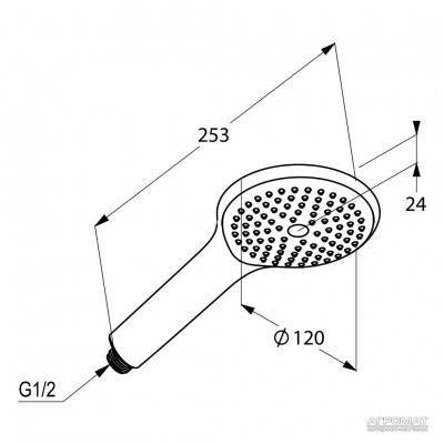 Будкрам купити Freshline 1S Ручний душ Freshline 1S Ручний душ 2