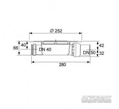 Будкрам купить Корпус трапа TECEdrainpoint S DN50, низкий Корпус трапа TECEdrainpoint S DN50, низкий 2