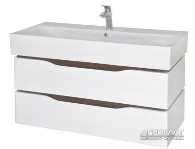 Будкрам купить ВЕНЕЦИЯ Тумба подвесная с раковиной-100 Пинто, венге