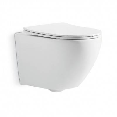 Будкрам купити UNIVERSAL Унітаз підвісний безобідковий  quick-fix, soft-close (2 пак)