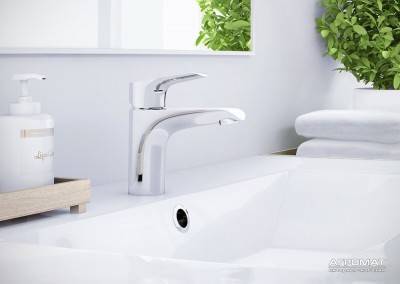 Будкрам купити Origin Evo Змішувач д/раковини, без д/к Origin Evo Змішувач д/раковини, без д/к 2