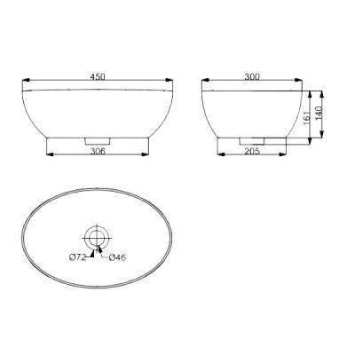 Будкрам купить OVALE раковина тонкостенная OVALE раковина тонкостенная 2