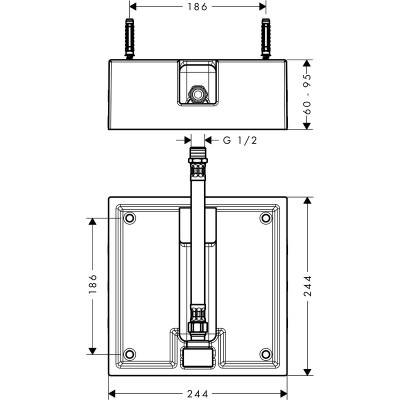 Будкрам купити Raindance 260 Внутрішня частина верхнього душа Raindance 260 Внутрішня частина верхнього душа 2