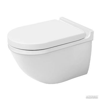 Будкрам купить Starck 3 2225090000 Унитаз подвесной 0063890000 Starck -3 Сиденье с крышкой soft-close крепления 