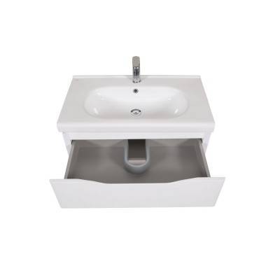 Будкрам купити ВЕНЕЦІЯ Тумба підвісна з раковиною-80 Сіті, біла ВЕНЕЦІЯ Тумба підвісна з раковиною-80 Сіті, біла 2