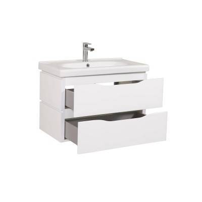 Будкрам купити ВЕНЕЦІЯ Тумба підвісна з раковиною-80 Сіті, біла ВЕНЕЦІЯ Тумба підвісна з раковиною-80 Сіті, біла 3