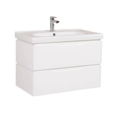 Будкрам купить ВЕНЕЦИЯ Тумба подвесная с раковиной-80 Сити, белая