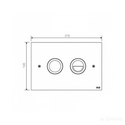 Будкрам купить TREND Клавиша смыва пневматическая, хром TREND Клавиша смыва пневматическая, хром 2