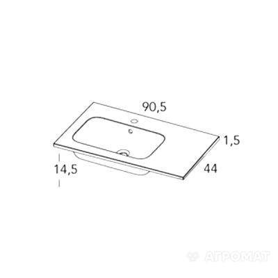 Будкрам купити SALONE Раковина 90 SALONE Раковина 90 2
