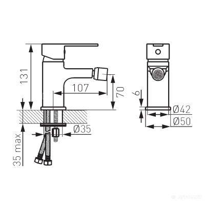 Будкрам купити Savio Змішувач д/біде Savio Змішувач д/біде 2