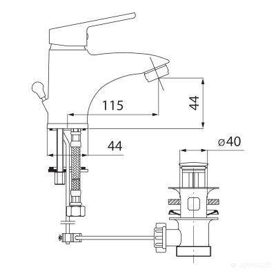 Будкрам купити SMILE Змішувач д/раковини SMILE Змішувач д/раковини 2