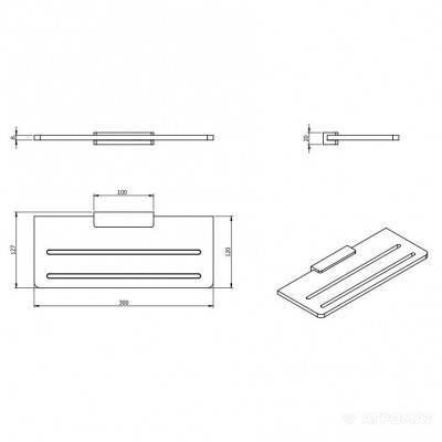 Будкрам купить Полка для душа, искусственный камень Полка для душа, искусственный камень 2