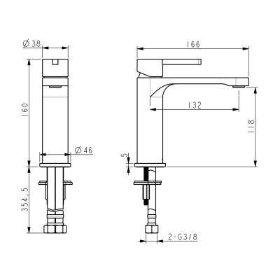Будкрам купити LAGUNA Змішувач д/раковини LAGUNA Змішувач д/раковини 2