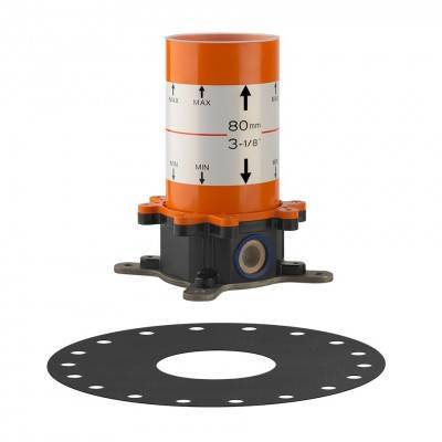 Будкрам купить ELEGANZA BATH Внутренняя часть смесителя для ванны с пола, хром