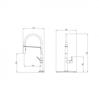 Будкрам купити LAGUNA Змішувач д/кухні, чорний матовий LAGUNA Змішувач д/кухні, чорний матовий 2