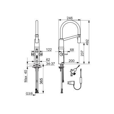 Будкрам купить Optima смеситель для кухни Optima смеситель для кухни 2