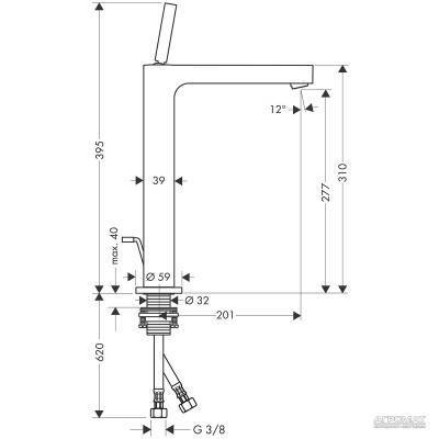 Будкрам купити Citterio 270 Змішувач д/раковини Citterio 270 Змішувач д/раковини 2