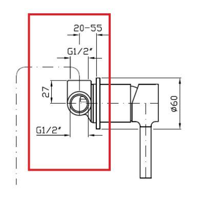 Будкрам купити  Внутрішня частина змішувача, хром  Внутрішня частина змішувача, хром 2