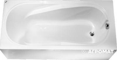 Будкрам купити Ванна акрилова прямокутна COMFORT 150х75 см у комплектi з нiжками та елементами крiплення, біла