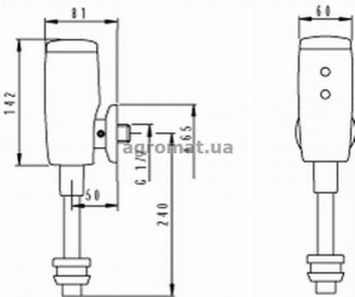 Будкрам купить NEW Electra Внешняя часть смыва для уринала, сенсорная NEW Electra Внешняя часть смыва для уринала, сенсорная 2
